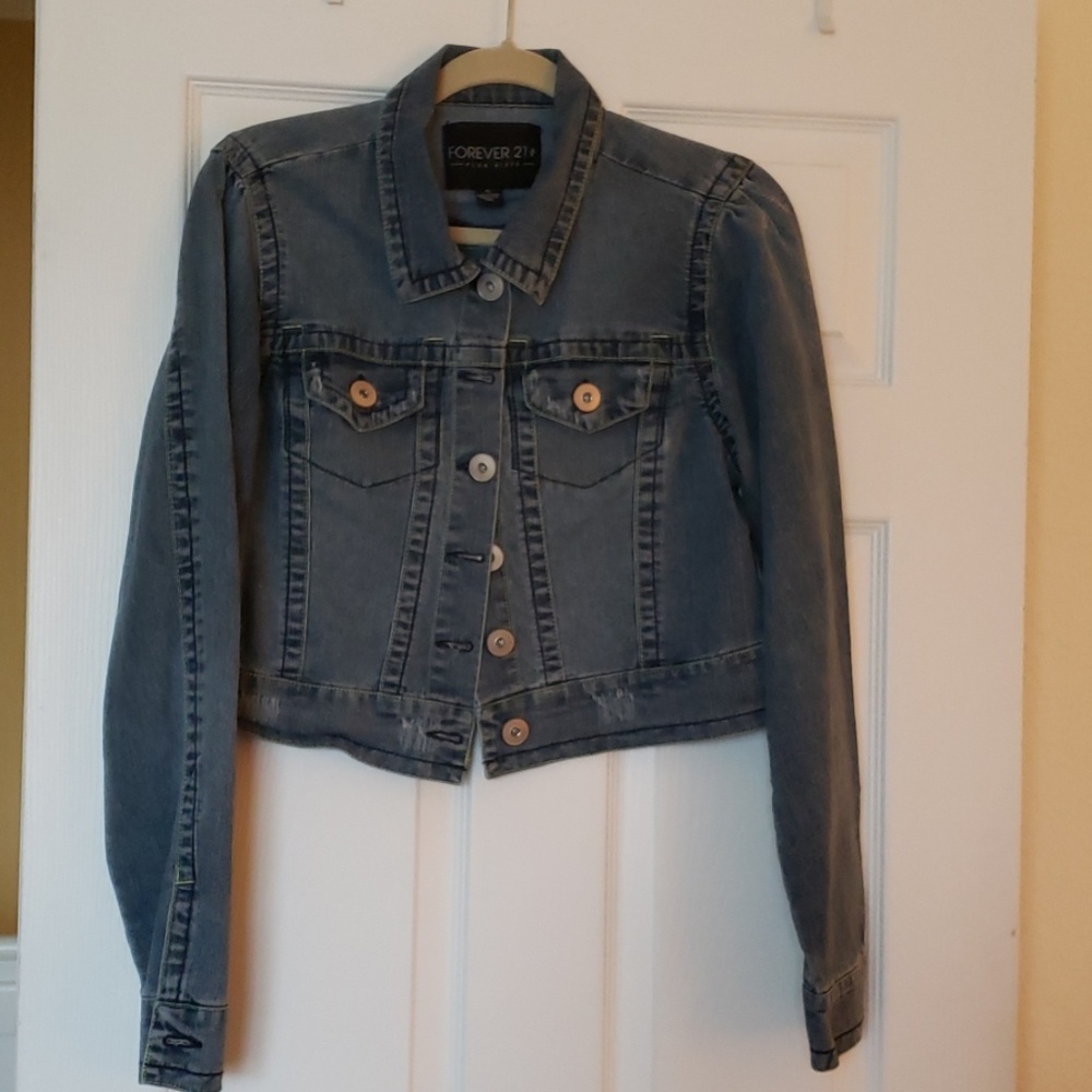 Vintage FOREVER 21 Jean Jacket - Picture 1 of 3